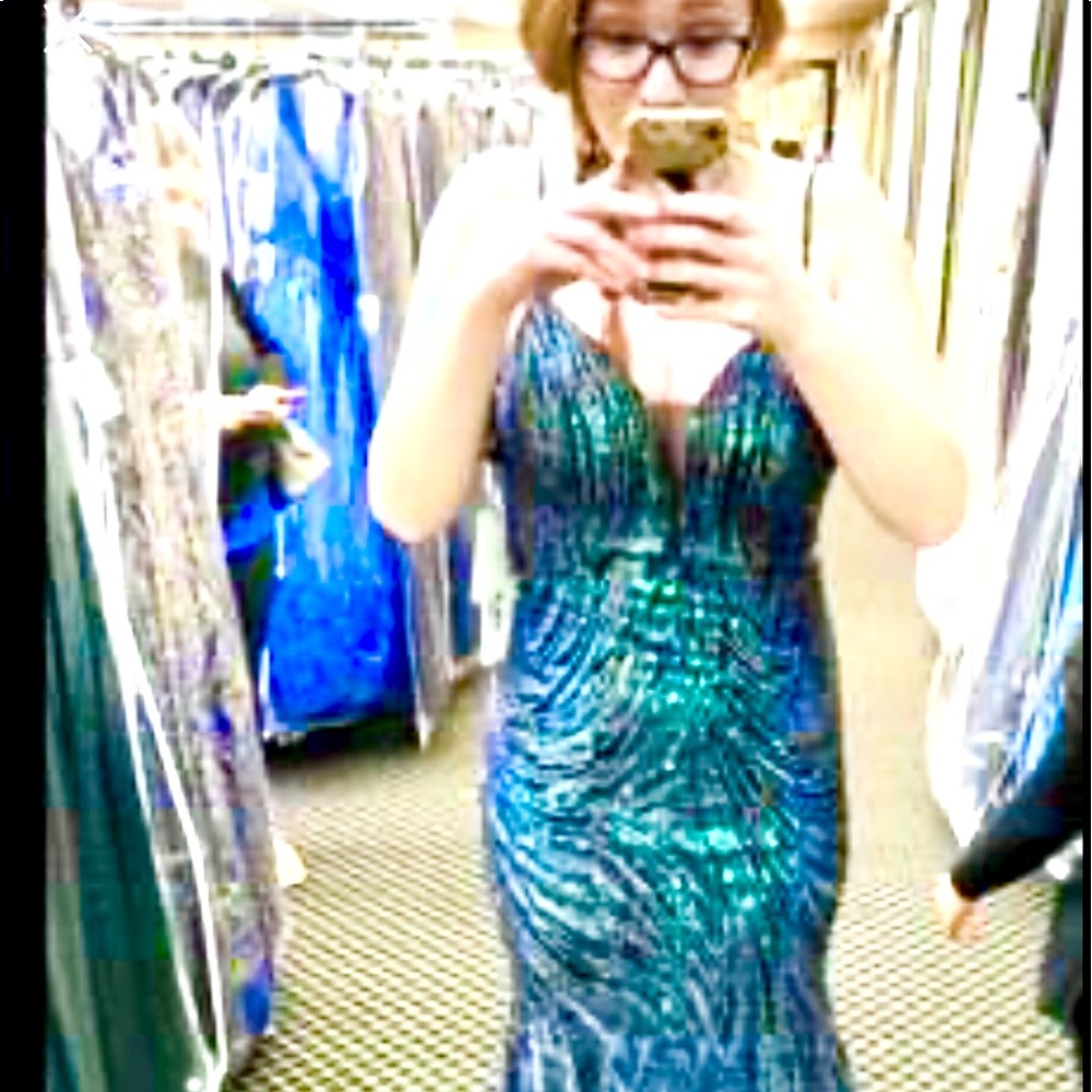Formal ballroom gown/prom dress